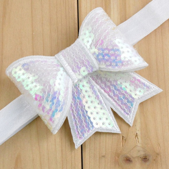 10 + 2FREE Sparkly Sequins Bow Headbands for Baby/Toddlers/Girls - Picture 15 of 16